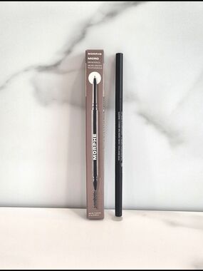 MORPHE Micro Brow Dual Ended Pencil & Spoolie In Biscotti (Light Taupe) - NIB